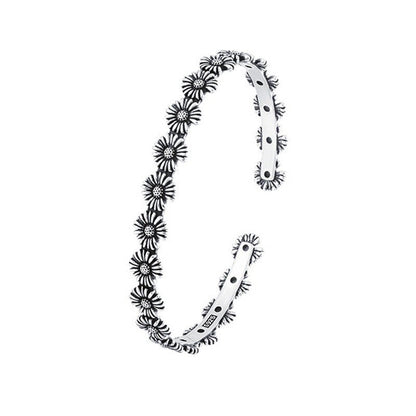 Retro Daisy Korean Fashion Graceful Mori Sunflower Bracelet - Daebak