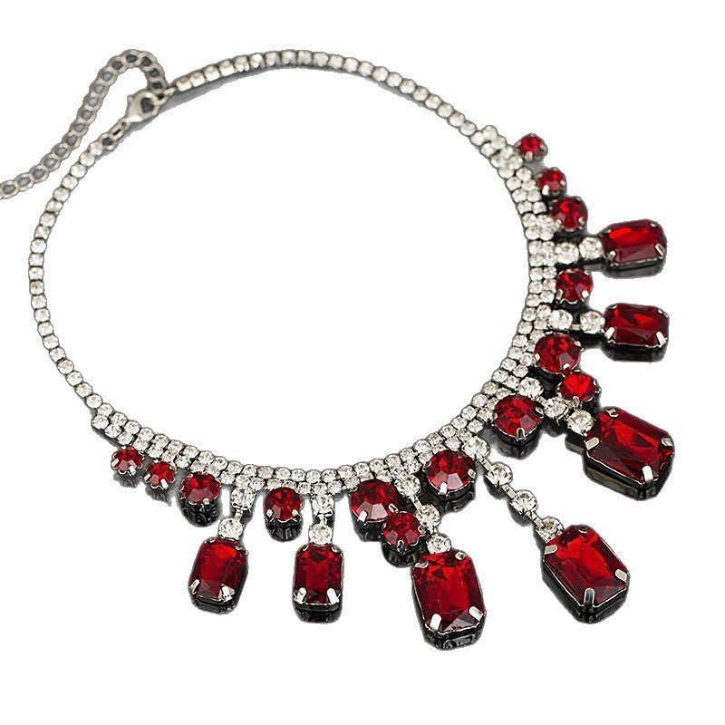 Rhinestone Birthday Gift European Korean Style Necklaces - Daebak