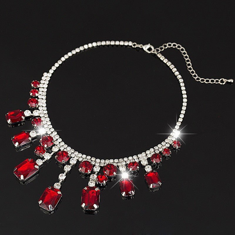 Rhinestone Birthday Gift European Korean Style Necklaces - Daebak