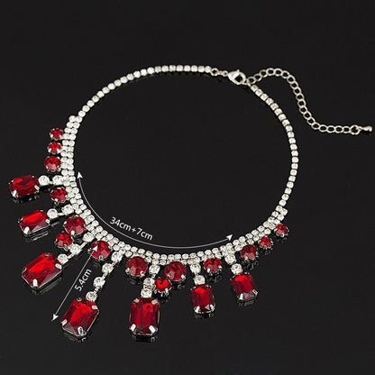 Rhinestone Birthday Gift European Korean Style Necklaces - Daebak