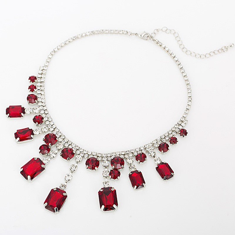 Rhinestone Birthday Gift European Korean Style Necklaces - Daebak