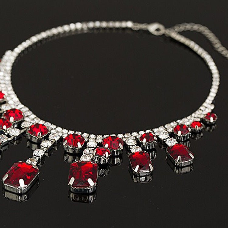 Rhinestone Birthday Gift European Korean Style Necklaces - Daebak