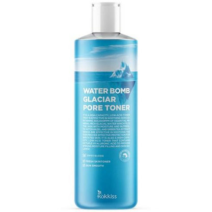 Rokkiss Water Bomb Glaciar Pore Toner 500ml - Daebak