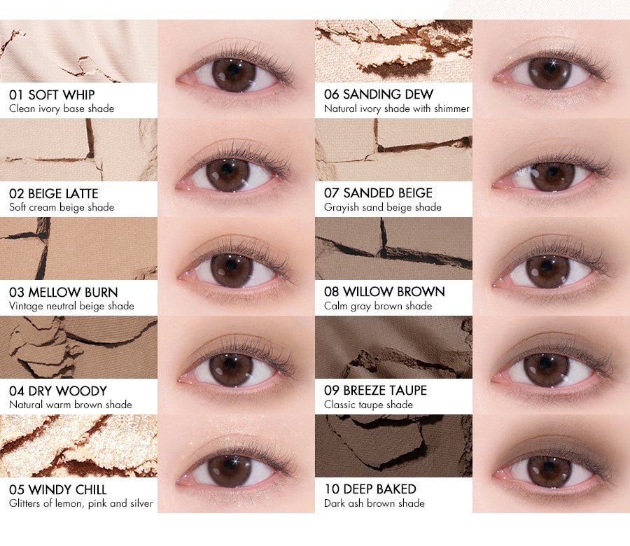 rom&nd BETTER THAN PALETTE SPRING FEVER (2 colors) 6g - Daebak