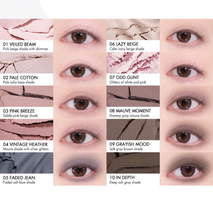 rom&nd BETTER THAN PALETTE SPRING FEVER (2 colors) 6g - Daebak