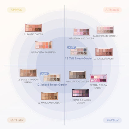 rom&nd BETTER THAN PALETTE SPRING FEVER (2 colors) 6g - Daebak