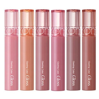 rom&nd Glasting Color Gloss 4g (6 Colors) - Daebak