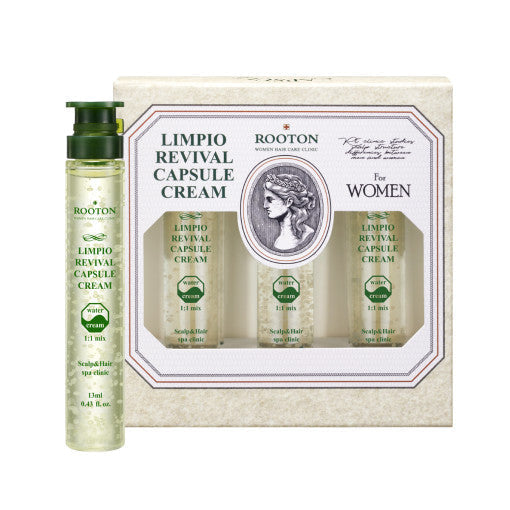 ROOTON Maschera per capelli in crema rigenerante in capsule Limpio 13ml X 6ea