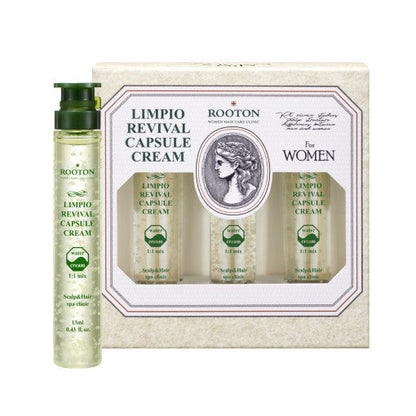 ROOTON Maschera per capelli in crema rigenerante in capsule Limpio 13ml X 6ea