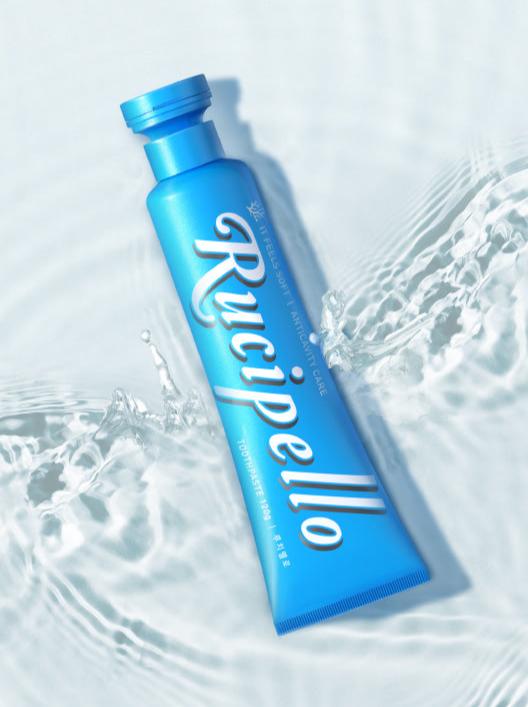 Rucipello CORAL REEF 1450 BLUE Toothpaste 120g - Daebak