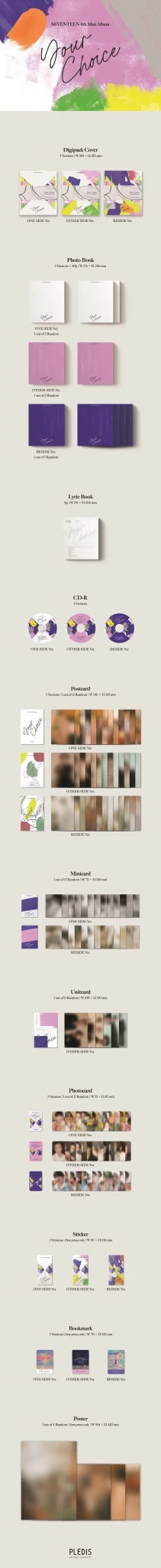 Seventeen 8th Mini Album: Your Choice - Daebak