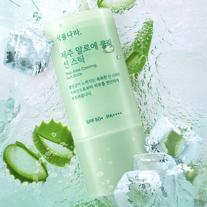 Shingmulnara Jeju Aloe Cooling Sun Stick SPF50+ PA++++ 19g+19g(Refill)