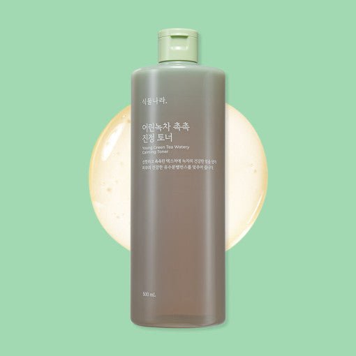 Shingmulnara Young Green Tea Watery Calming Toner 500ml - Daebak