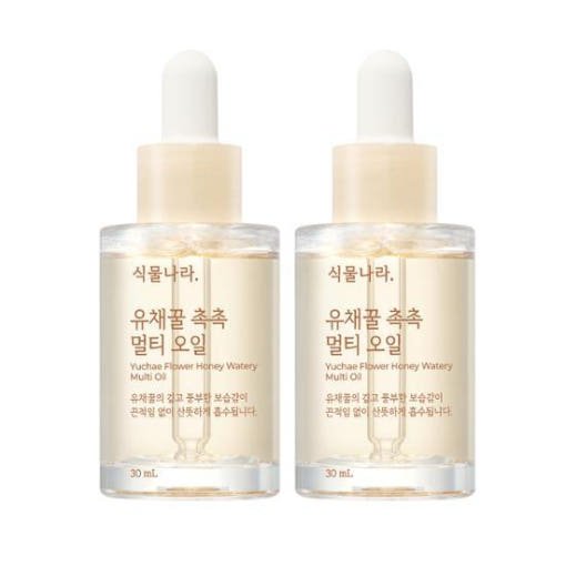 Shingmulnara Yuchae Flower Honey Watery Multi Oil 30ml+30ml - Daebak