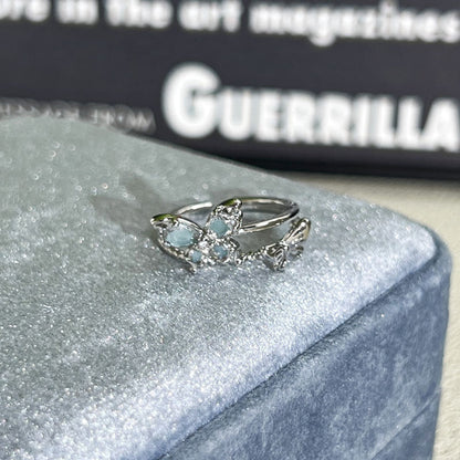 Shiny Diamond Female Cold Wind Simple Korean Style Niche Rings - Daebak