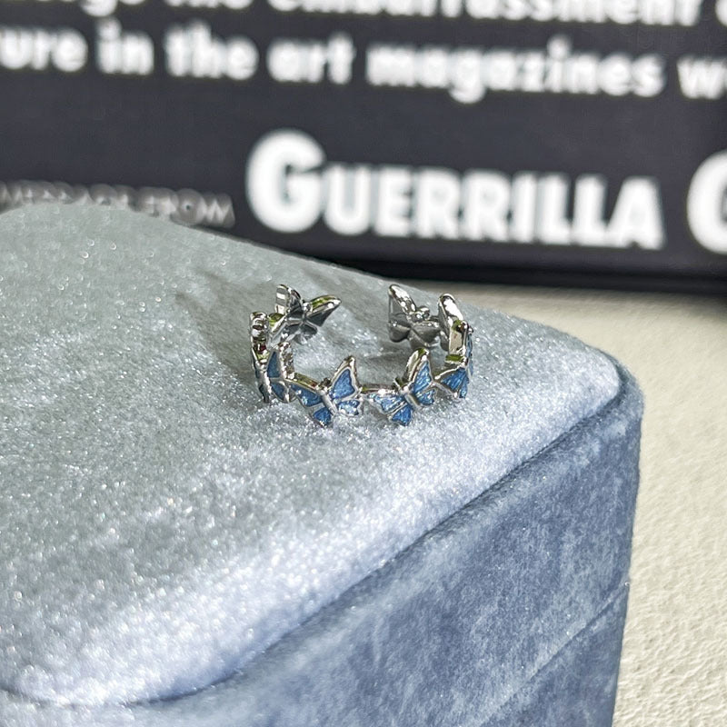 Shiny Diamond Female Cold Wind Simple Korean Style Niche Rings - Daebak