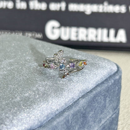Shiny Diamond Female Cold Wind Simple Korean Style Niche Rings - Daebak