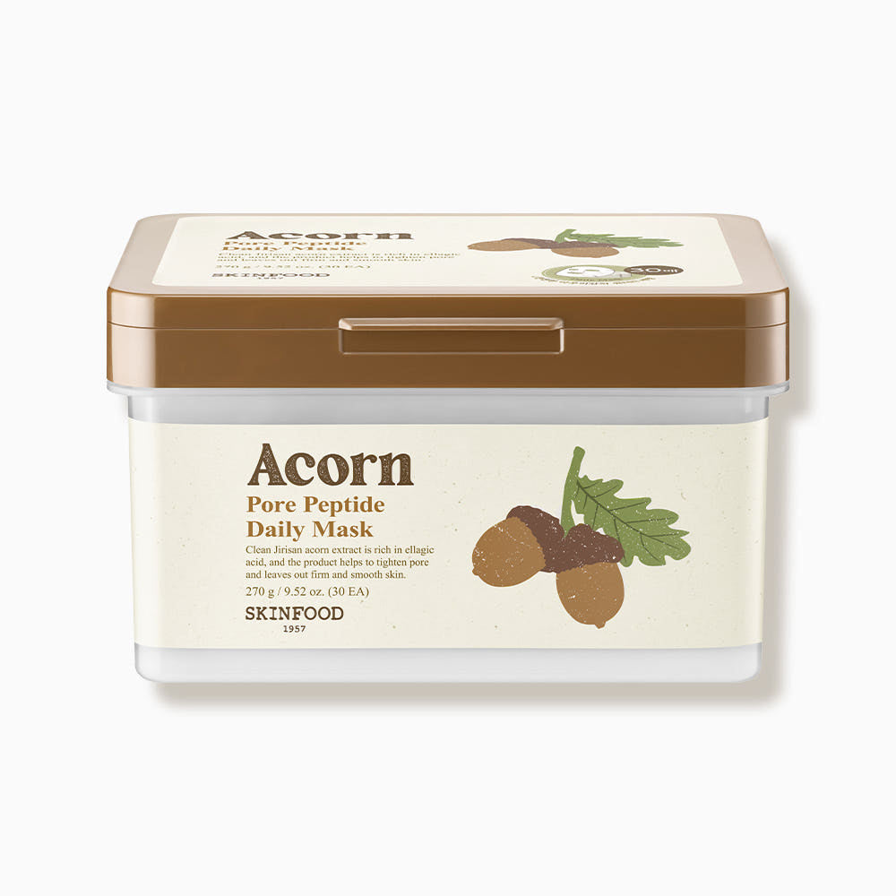SKINFOOD Masque quotidien Acorn Pore Peptide 270g/30ea