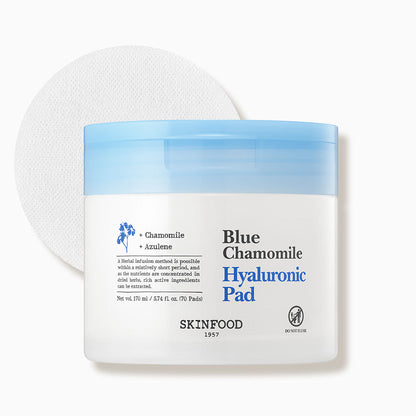 SKINFOOD Blue Chamomile Hyaluronic Pad 170ml/70ea