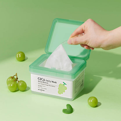 SKINFOOD Shine Muscat Cica Daily Mask 270g/30ea