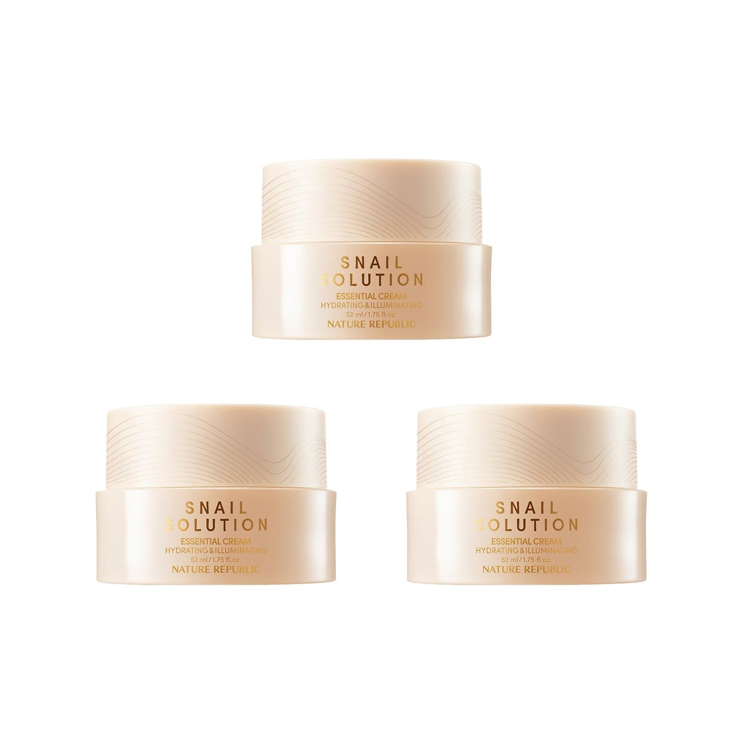 Snail Solution Essential Cream Triple Value Set - Daebak