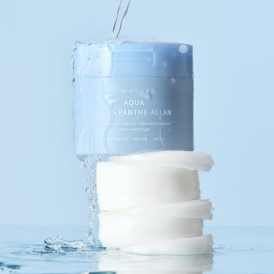 S.NATURE Aqua Oasis Panthe-Allan Calming Pad 60P 190ml - Daebak