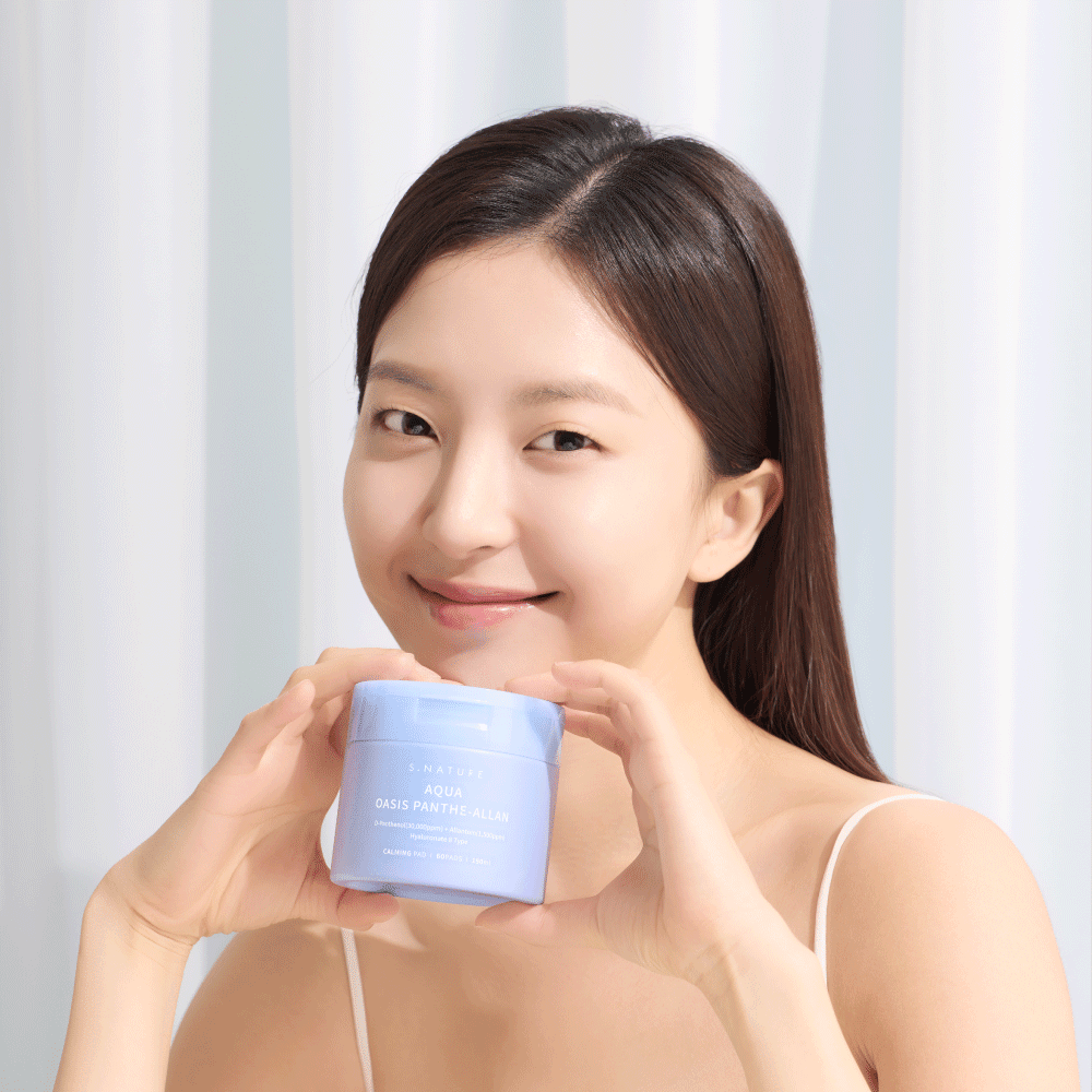 S.NATURE Aqua Oasis Panthe-Allan Calming Pad 60P 190ml - Daebak