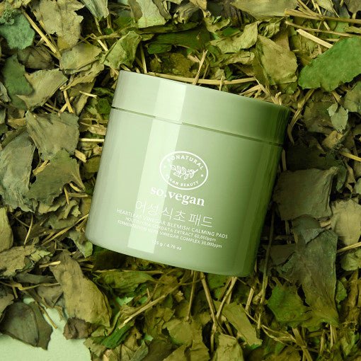 [so natural] So Vegan Heartleaf Vinegar Blemish Calming Pads 70pads 135g - Daebak