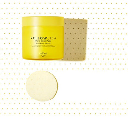 [so natural] Yellow Cica Pore Clear Pad 70ea 140ml - Daebak