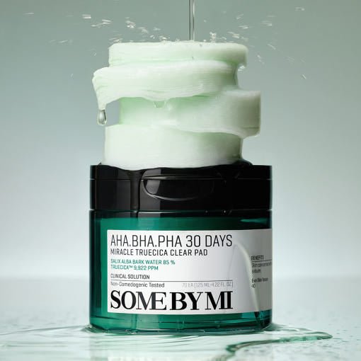 [SOME BY MI] AHA-BHA-PHA 30Days Miracle Truecica Clear Cleansing Pad (70ea/125ml) - Daebak