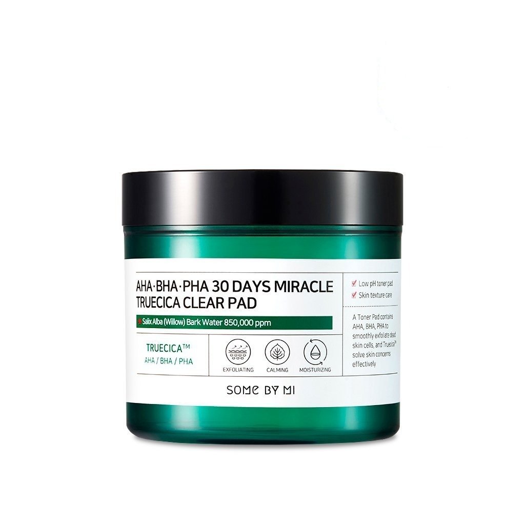 [SOME BY MI] AHA-BHA-PHA 30Days Miracle Truecica Clear Cleansing Pad (70ea/125ml) - Daebak