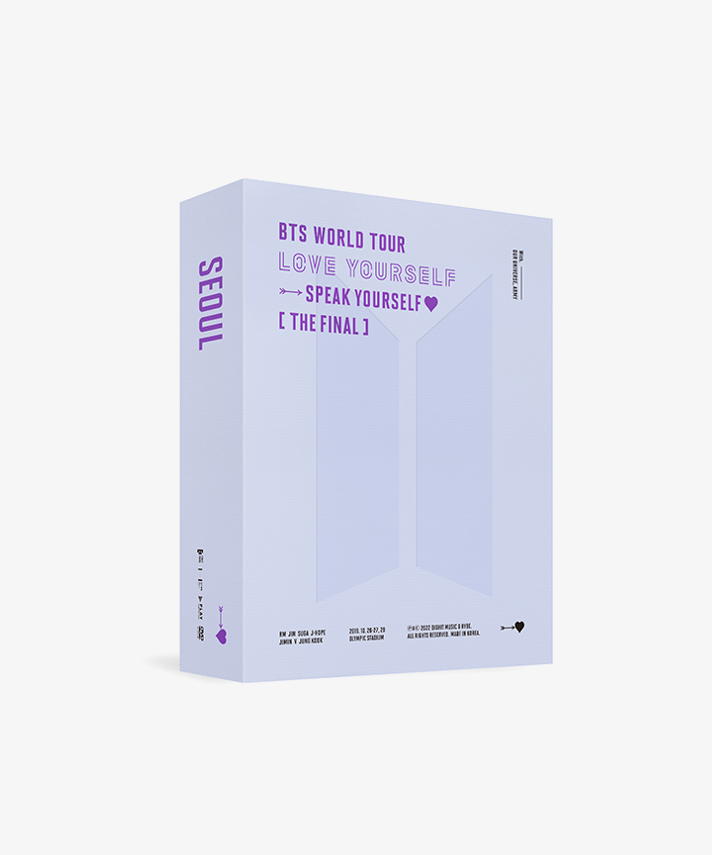 BTS Love Yourself Speak Yourself The Final DVD