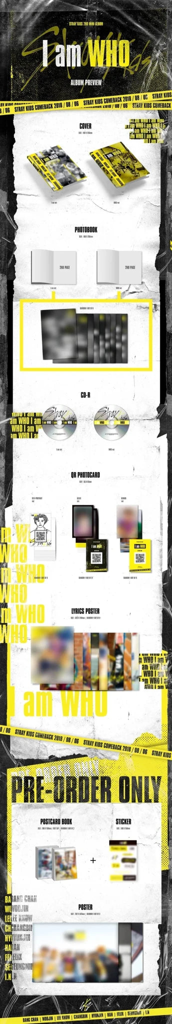 Stray Kids - 2nd Mini Album [I am WHO] (Random Ver.) - Daebak