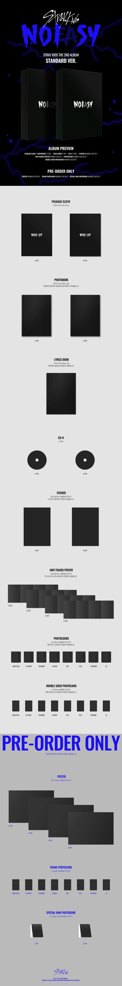 Stray Kids - NOEASY (2nd Album) Standard Version