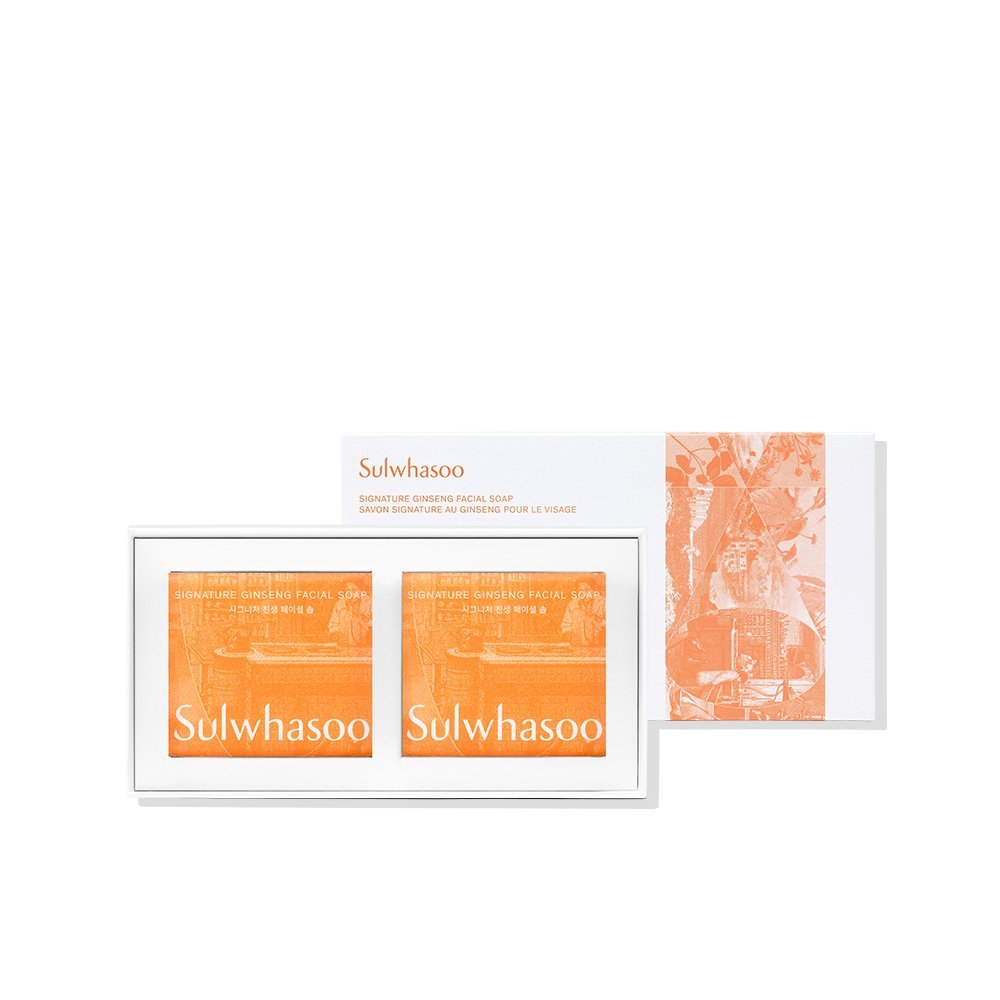 Sulwhasoo Signature Ginseng Facial Soap 120g X 2ea - Daebak