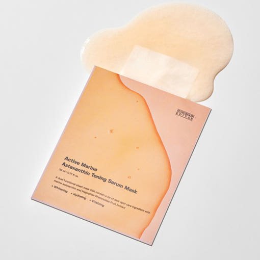 SUNGBOON EDITOR Active Marine Astaxanthin Toning Serum Mask 23ml X 10ea - Daebak