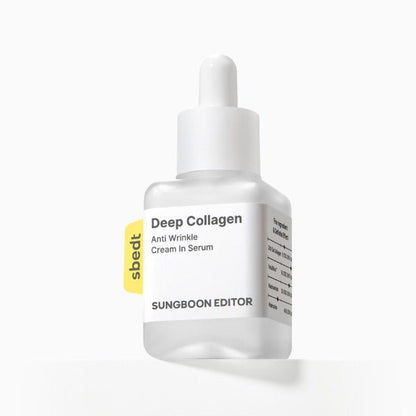 SUNGBOON EDITOR Deep Collagen Anti Wrinkle Cream In Serum 40ml - Daebak