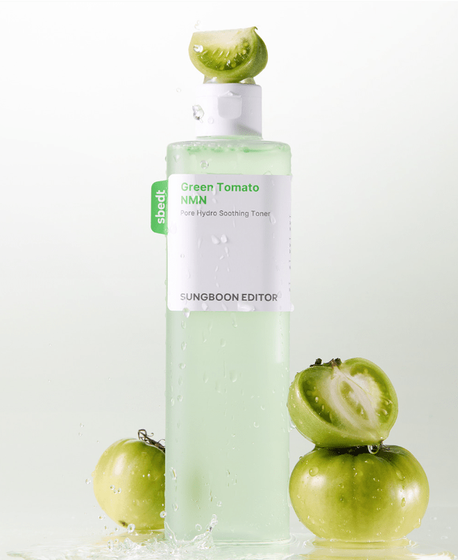 SUNGBOON EDITOR Green Tomato NMN Pore Hydro Soothing Toner 350ml - Daebak