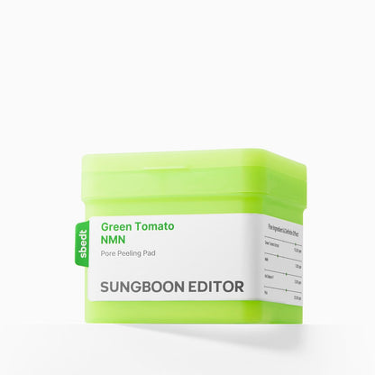 SUNGBOON EDITOR Green Tomato NMN Pore Peeling Pad 170ml/60ea