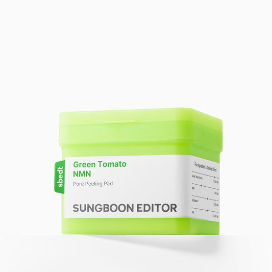 SUNGBOON EDITOR Green Tomato NMN Pore Peeling Pad 170ml/60ea