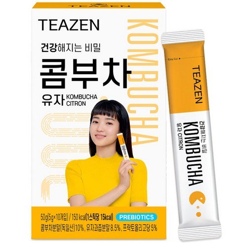 [TEAZEN] Kombucha Citron (10 Sticks) - Daebak