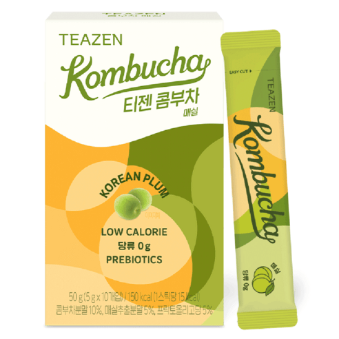 [TEAZEN] Kombucha Korean Plum (10 Sticks) - Daebak