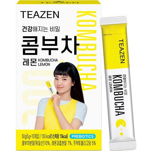 [TEAZEN] Kombucha Lemon (10 Sticks) - Daebak