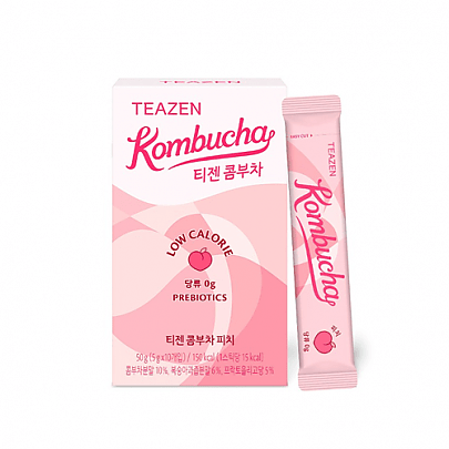 [TEAZEN] Kombucha Peach (10 Sticks) - Daebak