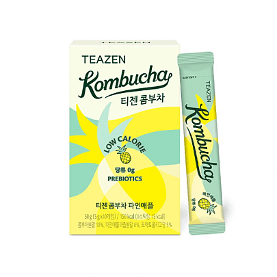 [TEAZEN] Kombucha Pineapple (10 Sticks) - Daebak