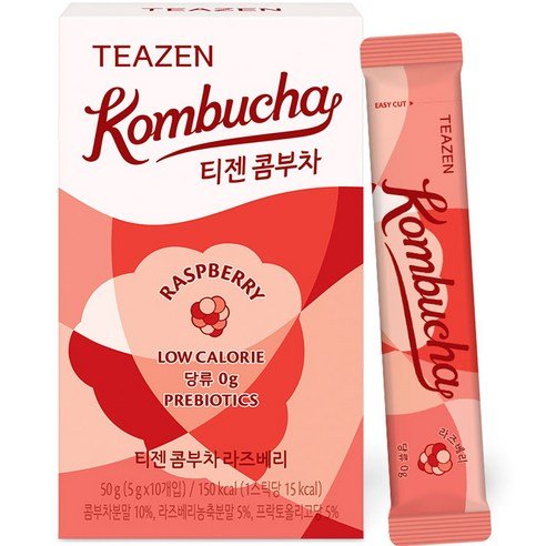 [TEAZEN] Kombucha Raspberry (10 Sticks) - Daebak