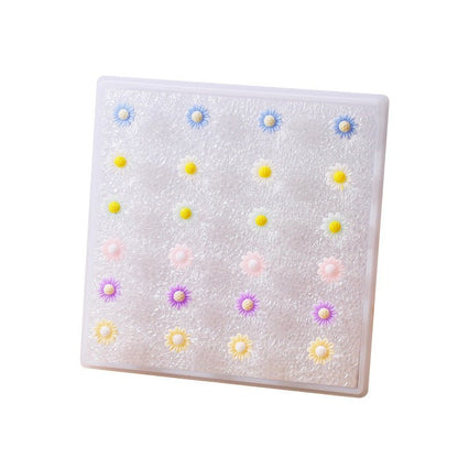 Temperamental Minority Exquisite Camellia Cherry Blossom Korean Stud Earrings - Daebak