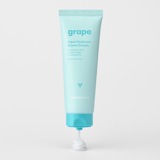 [THANK YOU FARMER] Grape Aqua Hyaluron Biome Cream 80ml - Daebak