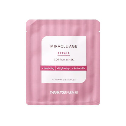 [THANK YOU FARMER] Miracle Age Repair Cotton Mask 25ml X 1ea - Daebak
