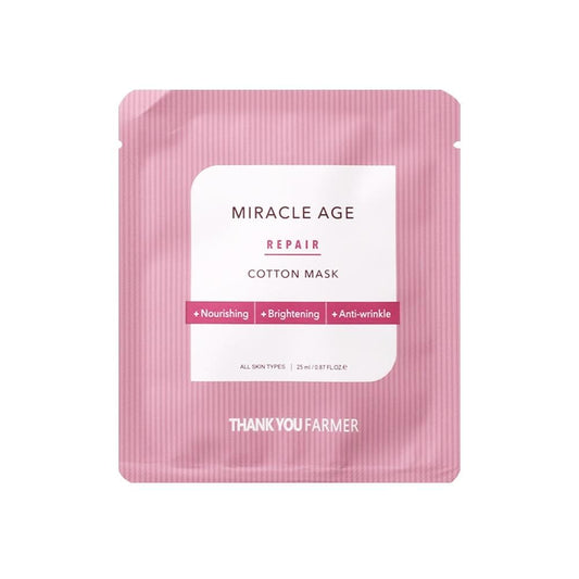 [THANK YOU FARMER] Miracle Age Repair Cotton Mask 25ml X 1ea - Daebak